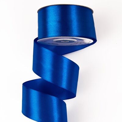 Satin ribbon 38mm x 22.86m - Royal blue