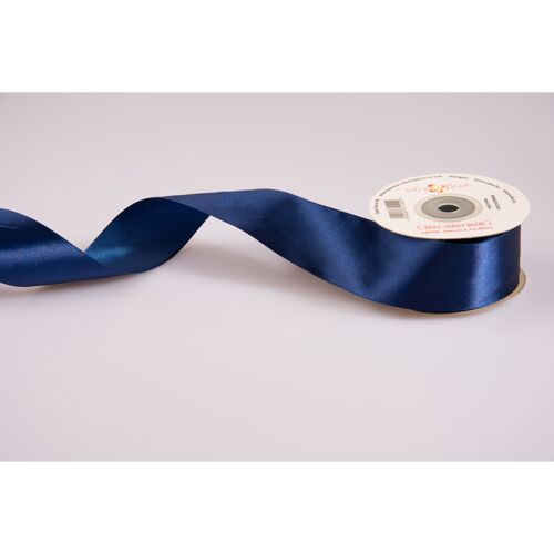 Satin ribbon 38mm x 22.86m - Navy Blue