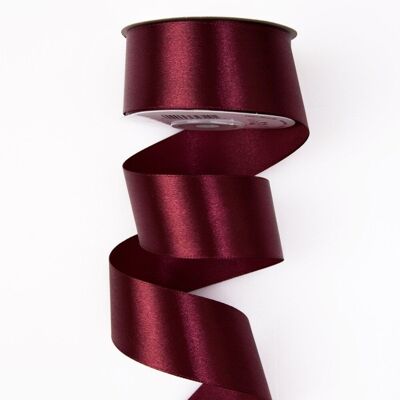 Satin ribbon 38mm x 22.86m - Wine red
