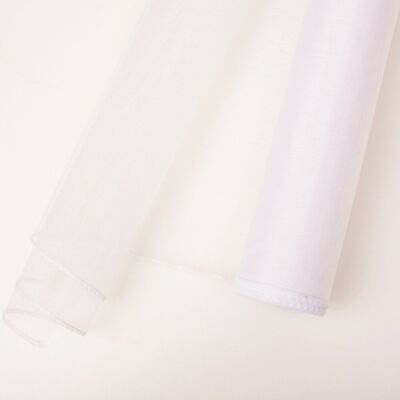 Organza 40cm x 8.2m - White