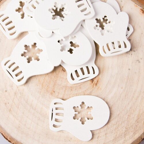 10pcs. Christmas decor (approx. 6cm) - Winter glove