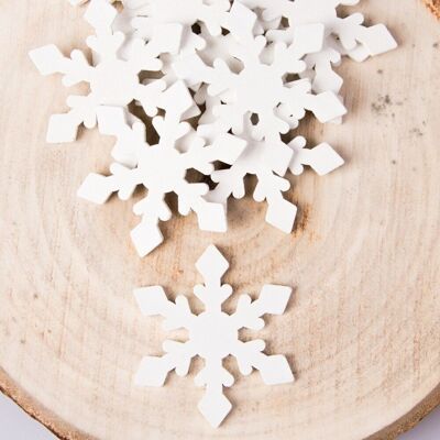 10 piezas Decoración navideña (aprox. 6 cm) - Copo de nieve #2
