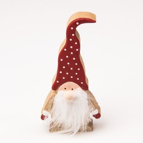 Wood elf decor, 7 x 2 x 15cm - Red