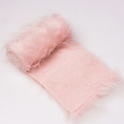 Fur roll 15cm x 1m - Pink