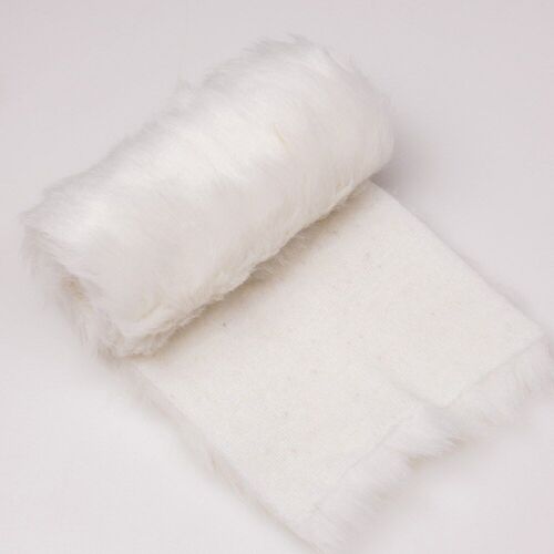 Fur roll 15cm x 1m - White