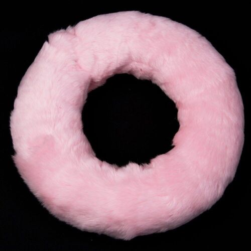 Fur wreath base 25cm - Soft Pink