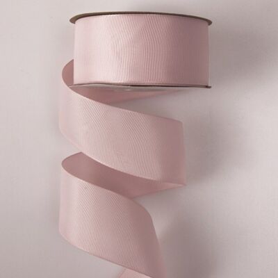 Cinta de grosgrain 38 mm x 20 m - Rosa claro