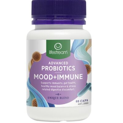 Lifestream Advanced Probióticos Mood + Immune 60 Cápsulas