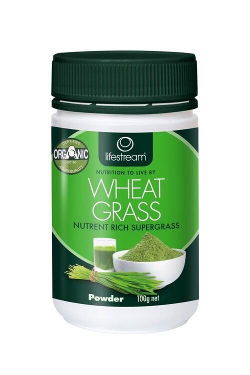 Lifestream Organic Wheat Grass 100g Powder