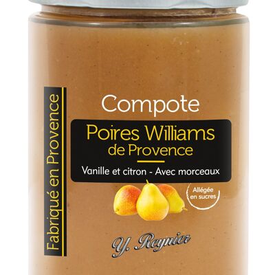 Compote de poire Williams YR 580 ml - allégée en sucres