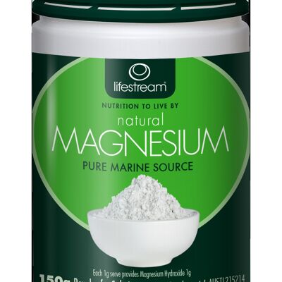 Poudre de magnésium naturel Lifestream 150g