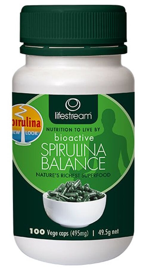 Lifestream Bioactive Spirulina Balance Capsules