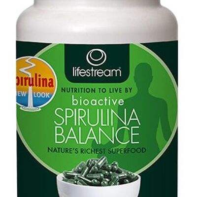 Cápsulas equilibradas de espirulina bioactiva Lifestream