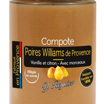 Compote de poire Williams YR 327 ml - allégée en sucres