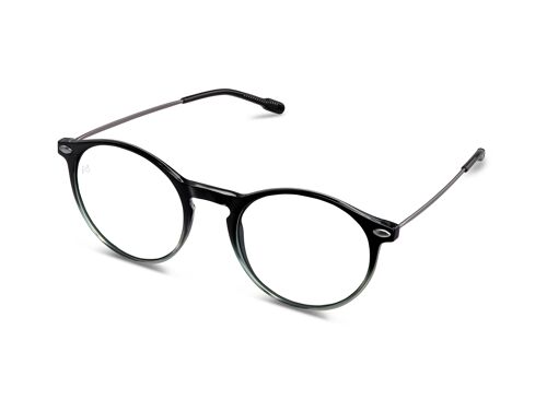 Lunettes de lecture CRUZ Black Green +1 dioptrie