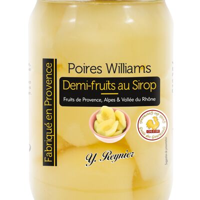 Poires Williams au sirop (1/2 fruits) YR 720 ml