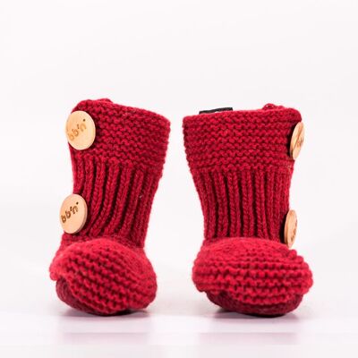 Urbane rote Booties