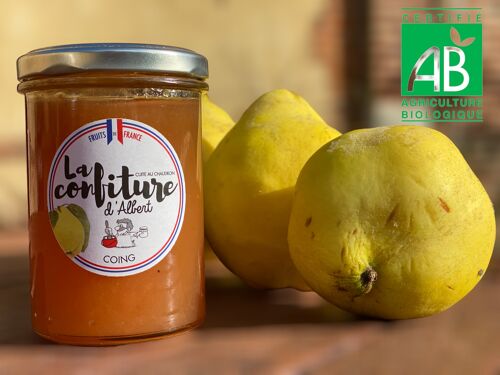 Confiture bio de coing