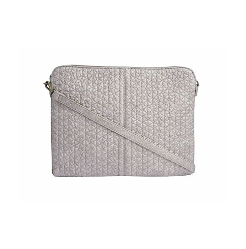 A GOGO - LAPTOP BAG 13" QUILTED METALLIC