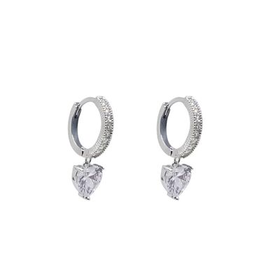 AMORE WITH EAR SILVERY CLEAR