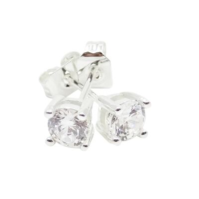 BELOVED EAR MINI ARGENT TRANSPARENT