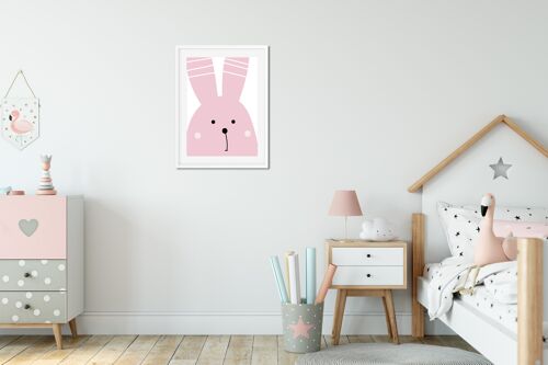 Poster | Pink | Big Bunny | A3