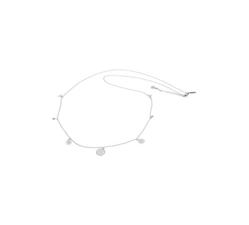 CIEL CHARM LONG NECKLACE SILVER