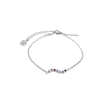 BRACCIALE COLLIA MULTI ARGENTO