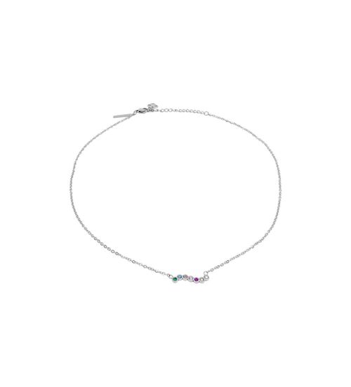 COLLIA NECKLACE MULTI SILVER