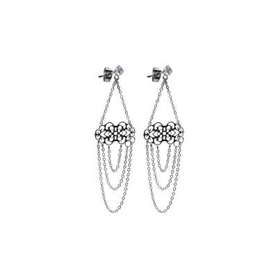 BOUCLE D'OREILLE ELETA ARGENT