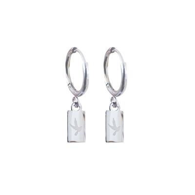 FREEDOM TAG OREILLE ARGENT
