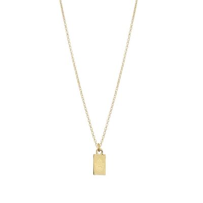 HAMSA TAG NECKLACE GOLD