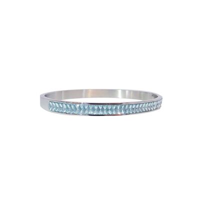 JOBE BANGLE SILVER TURQUOISE