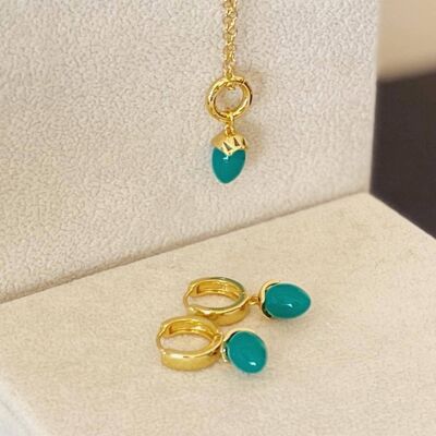 Joelle Necklace Green