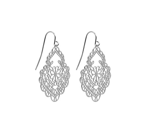 LA REINA EARRING SILVER