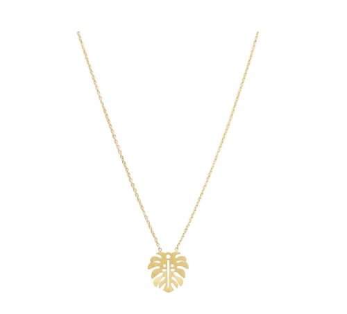 PALM LONG NECKLACE GOLD