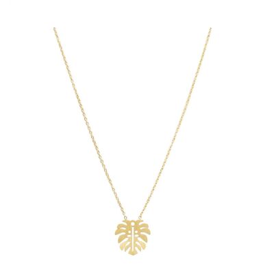 COLLIER LONG PALME OR