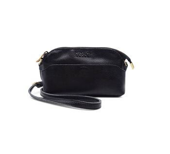 PETIT SAC EN CUIR QUESTO NOIR