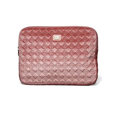 SHELL VELVET LOGO 13" DEEP PINK