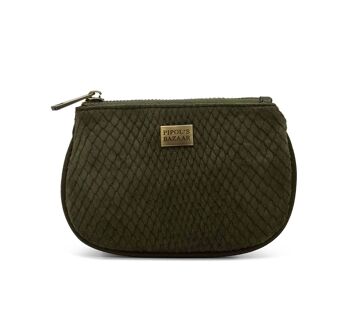 VIVA CARD POCHETTE IMPRESS ARMY GREEN