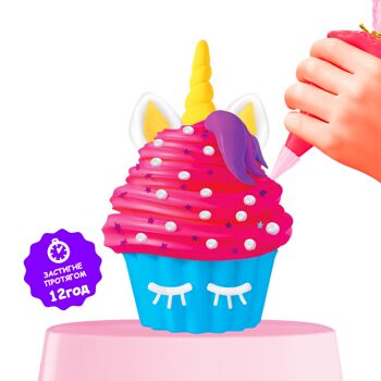 Kit culinaire créatif pour enfant My Sweet Talent TM Unicorn Cupcake Kids Model Clay 2