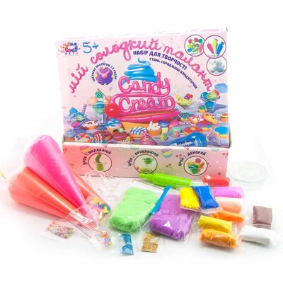 Ensemble culinaire créatif pour enfants My Sweet Talent TM Candy Cream Argile décorative