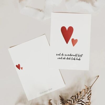 Cartolina - amore del cuore