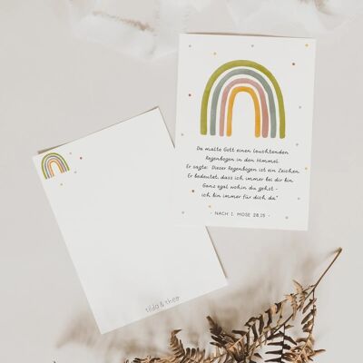 Postcard Baptism - Rainbow