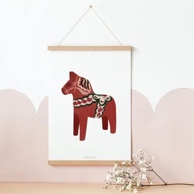 Poster "Dala Horse"