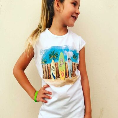 Camiseta niña Surf Infinitti