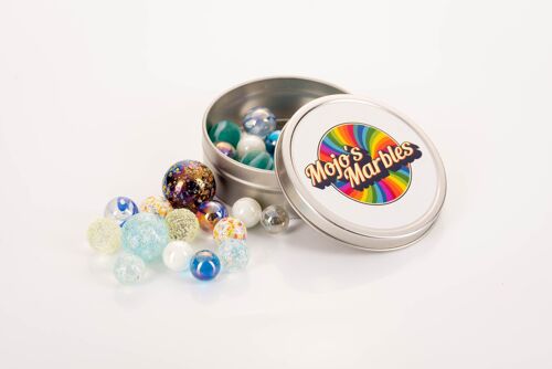 Marble Game Tin - Winter Wonderland