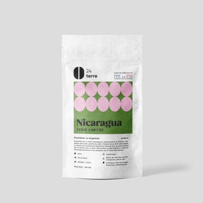 Café grains Edition limitée Microlot 200g Pure origine Nicaragua - Java - Plantation La Argentina