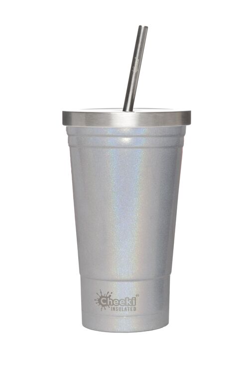 CHEEKI 500ml [17oz] Tumbler Insulated Stainless Steel, for Smoothies, Juices and Milkshakes.