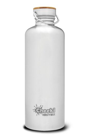 Cheeki Bouteille à paroi simple classique Thirsty Max de 1,6 litre (54 oz) 1